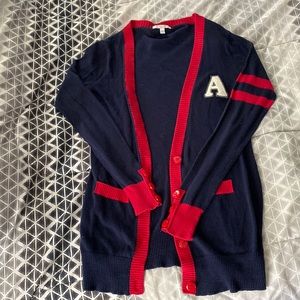 XS Varsity Letter A Cardigan